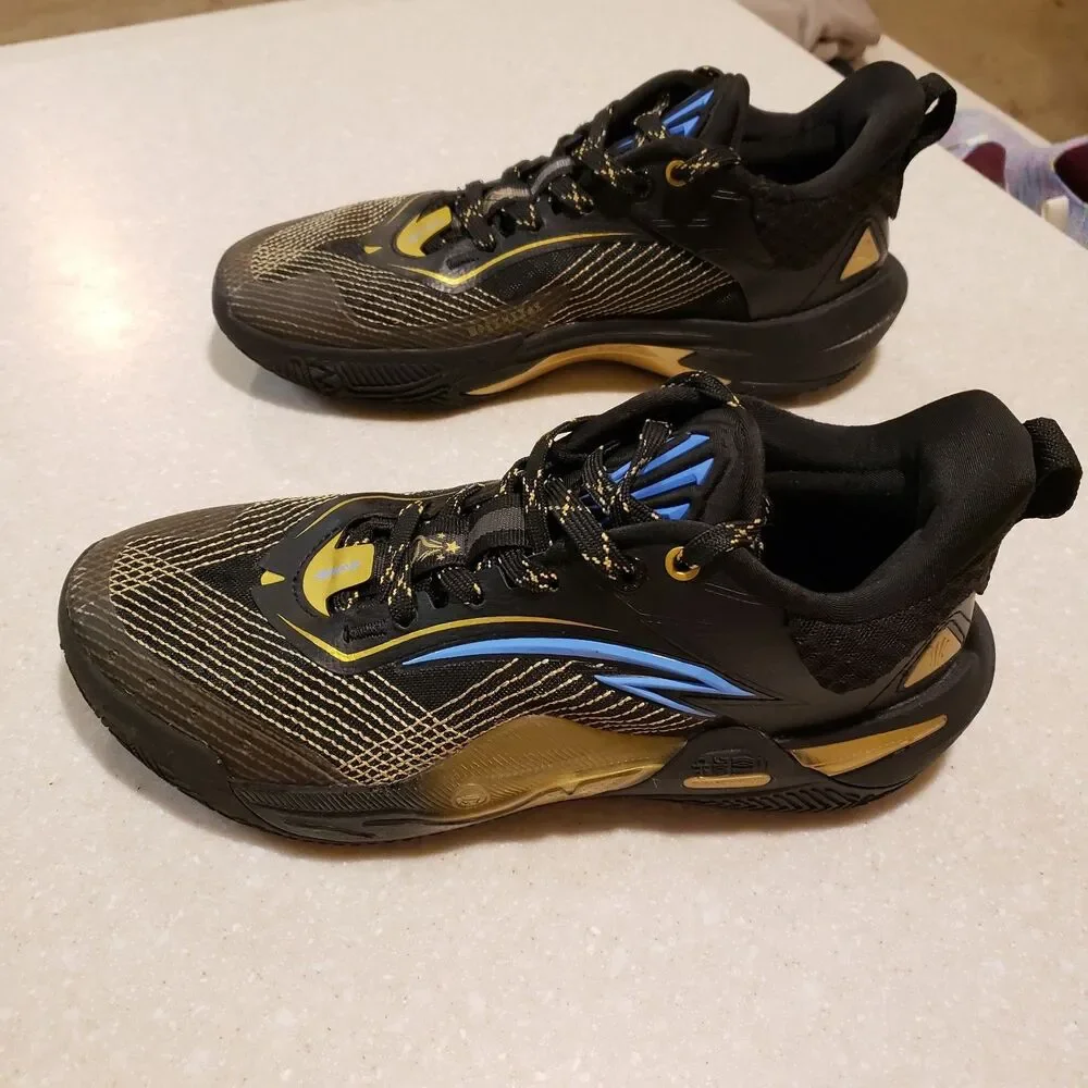 ANTA KAI 1 Speed North Star Anta Black & Gold SIZE 8